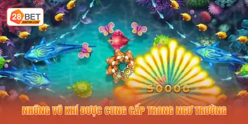 Những vũ khí được cung cấp trong ngư trường