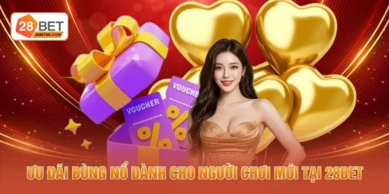 Ưu đãi bùng nổ dành cho người chơi mới tại 28BET